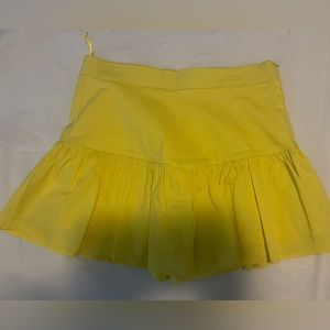 Yellow Zara skort
